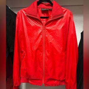 La Mode Du Golf Vintage 80’s Fire red bomber golf jacket, active wear
